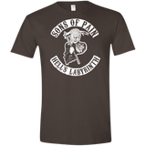 T-Shirts Dark Chocolate / S Sons of Pain Men's Semi-Fitted Softstyle