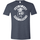 T-Shirts Heather Navy / S Sons of Pain Men's Semi-Fitted Softstyle