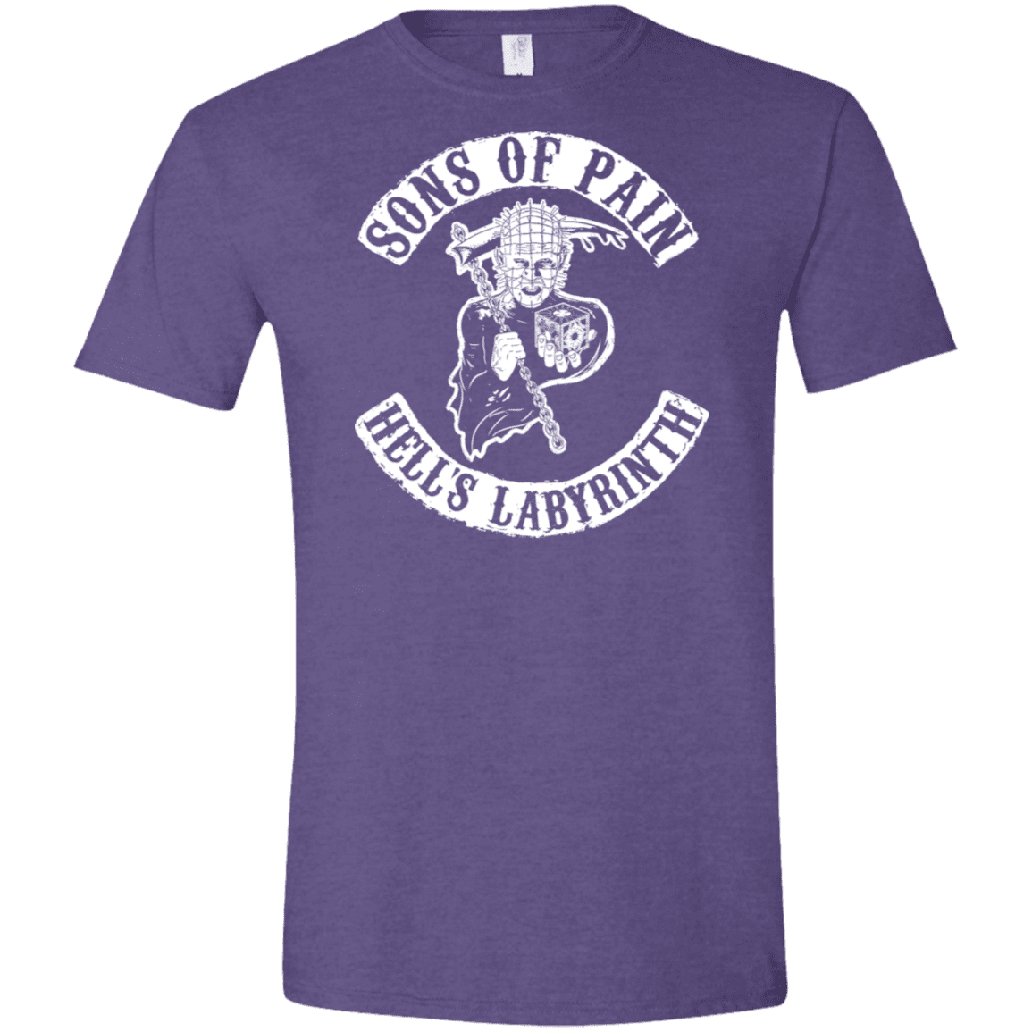 T-Shirts Heather Purple / S Sons of Pain Men's Semi-Fitted Softstyle