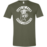 T-Shirts Military Green / S Sons of Pain Men's Semi-Fitted Softstyle