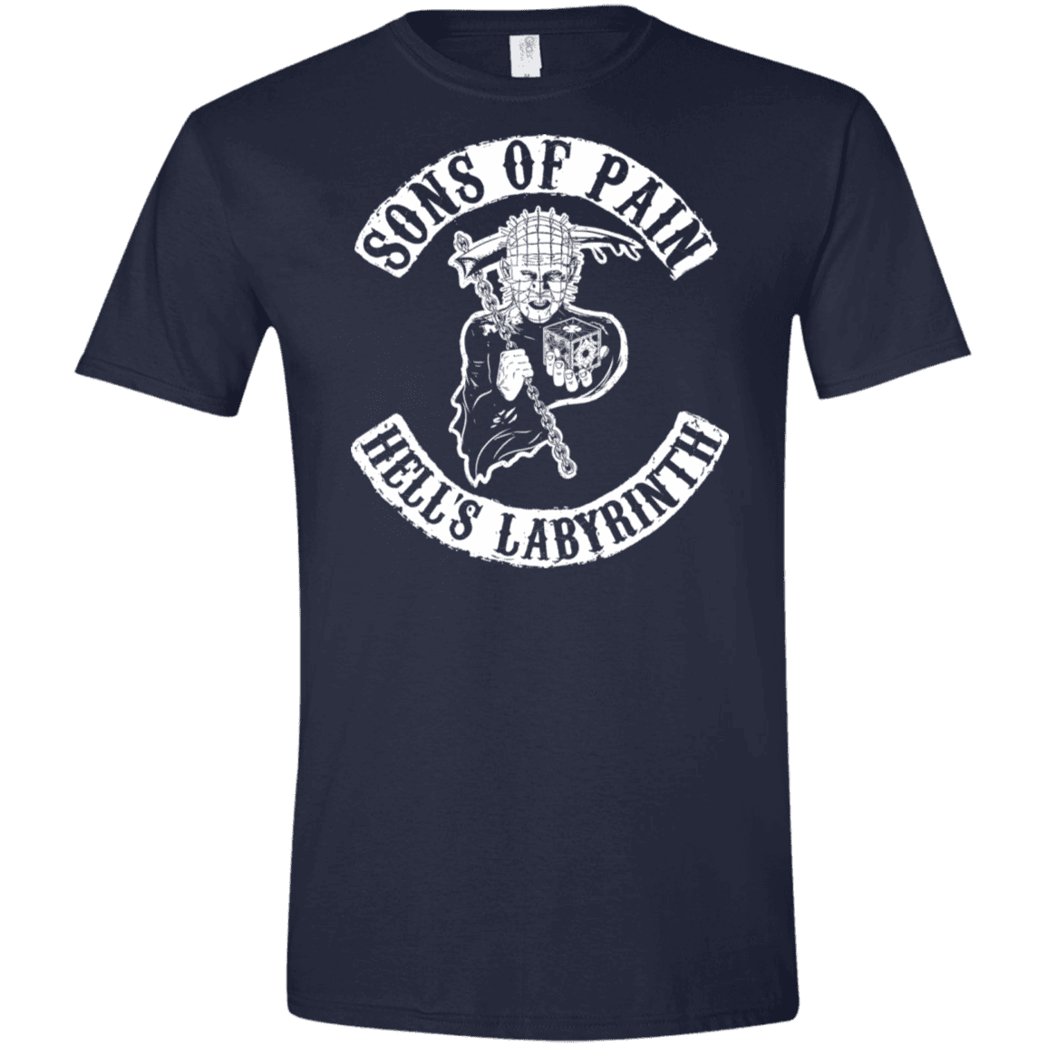 T-Shirts Navy / X-Small Sons of Pain Men's Semi-Fitted Softstyle