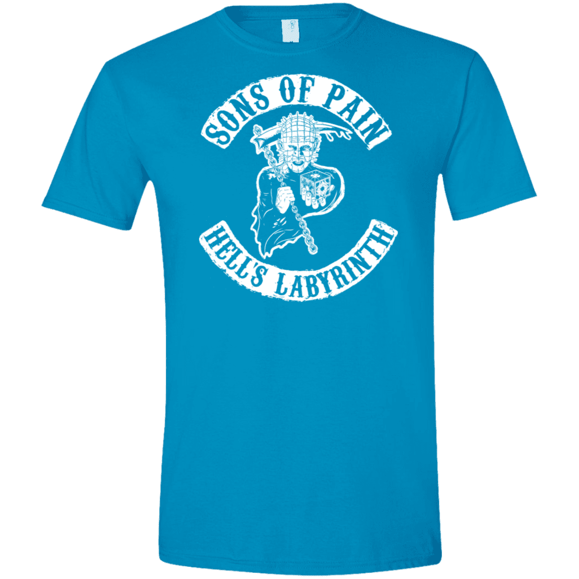 T-Shirts Sapphire / S Sons of Pain Men's Semi-Fitted Softstyle