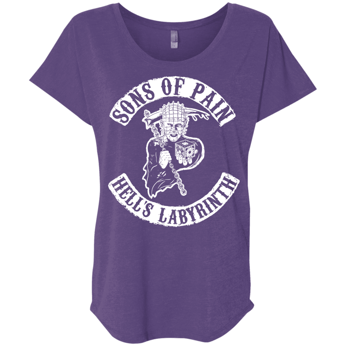 T-Shirts Purple Rush / X-Small Sons of Pain Triblend Dolman Sleeve