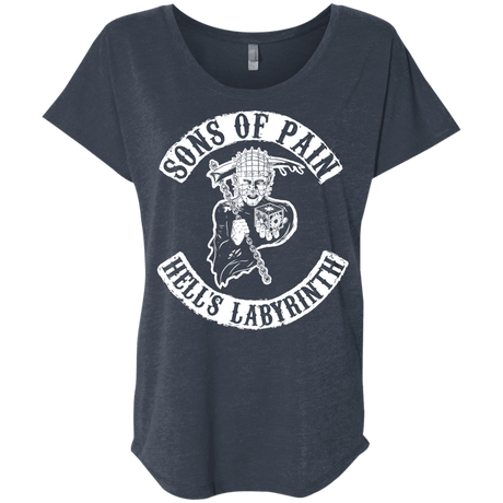 T-Shirts Vintage Navy / X-Small Sons of Pain Triblend Dolman Sleeve