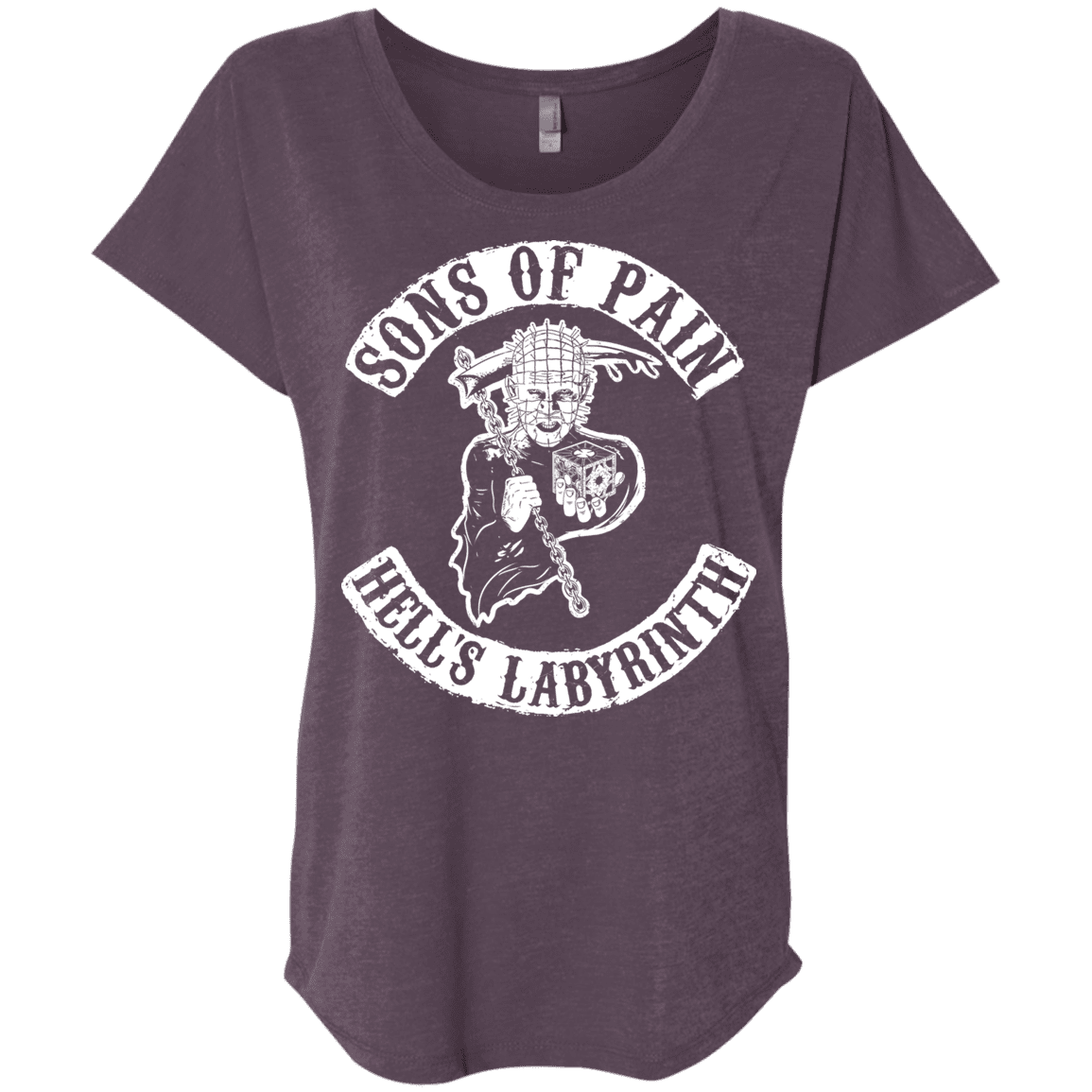 T-Shirts Vintage Purple / X-Small Sons of Pain Triblend Dolman Sleeve