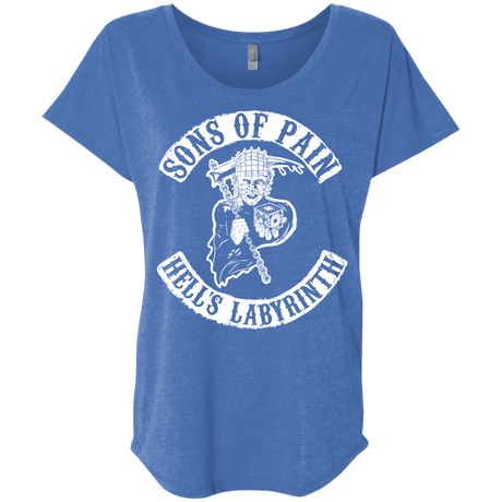 T-Shirts Vintage Royal / X-Small Sons of Pain Triblend Dolman Sleeve