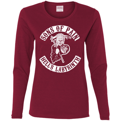 T-Shirts Cardinal / S Sons of Pain Women's Long Sleeve T-Shirt