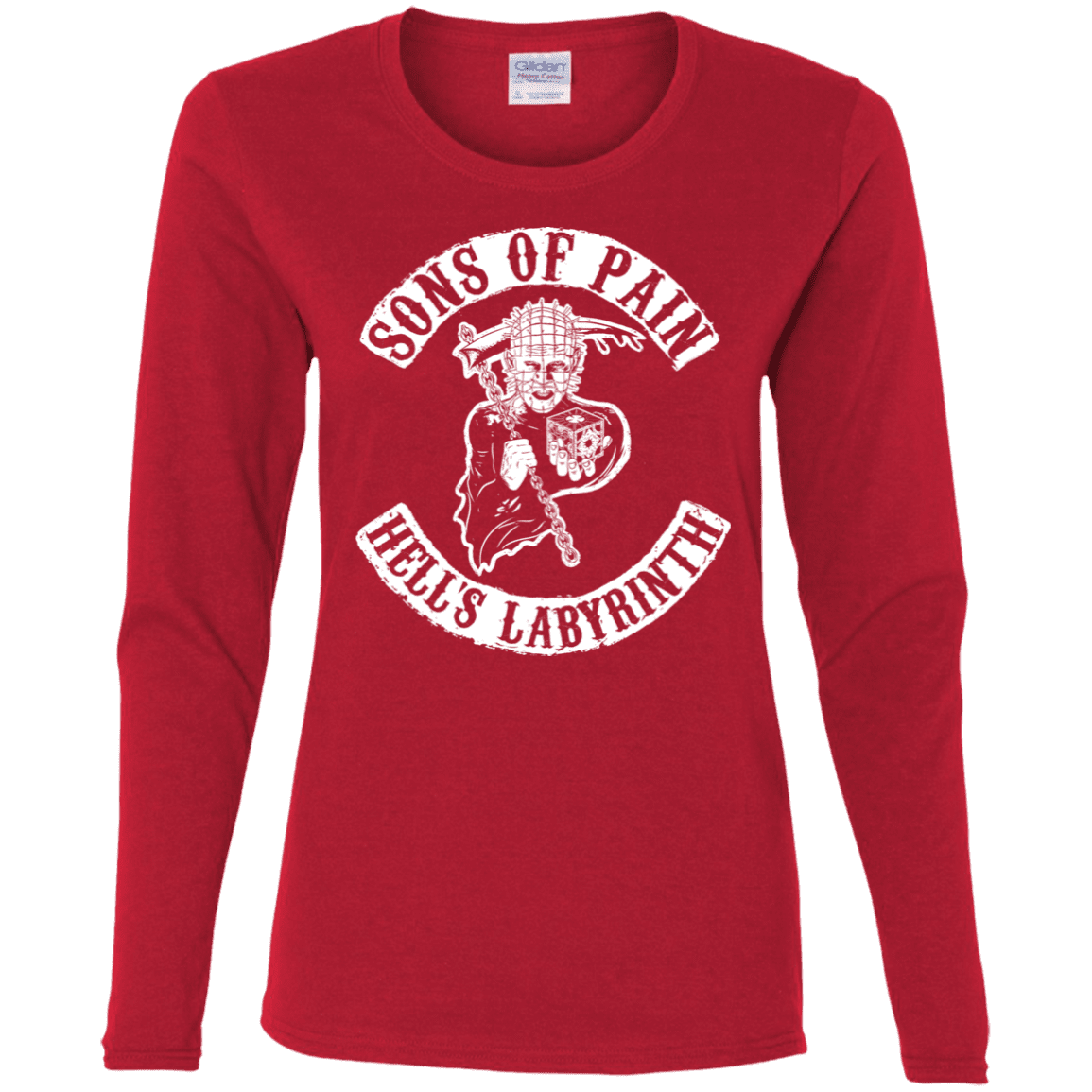 T-Shirts Red / S Sons of Pain Women's Long Sleeve T-Shirt