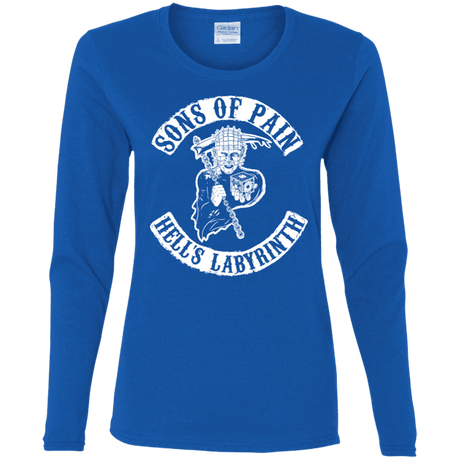 T-Shirts Royal / S Sons of Pain Women's Long Sleeve T-Shirt