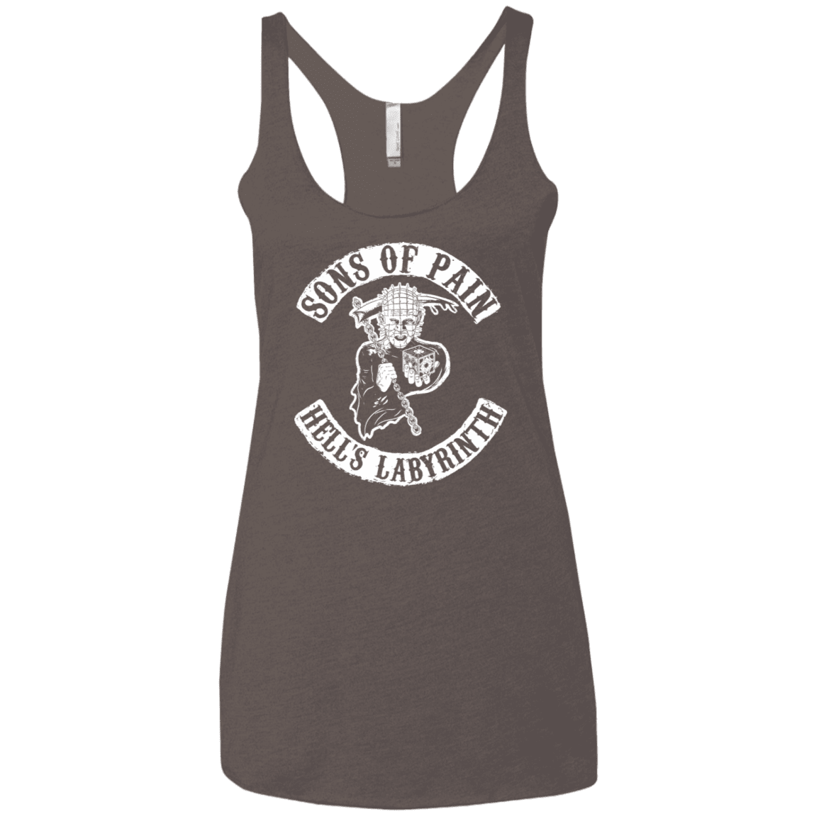 T-Shirts Macchiato / X-Small Sons of Pain Women's Triblend Racerback Tank