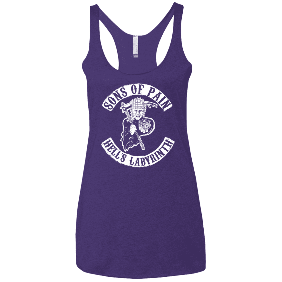 T-Shirts Purple Rush / X-Small Sons of Pain Women's Triblend Racerback Tank
