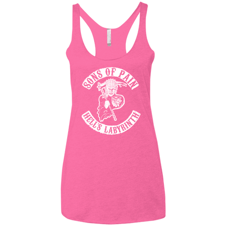 T-Shirts Vintage Pink / X-Small Sons of Pain Women's Triblend Racerback Tank