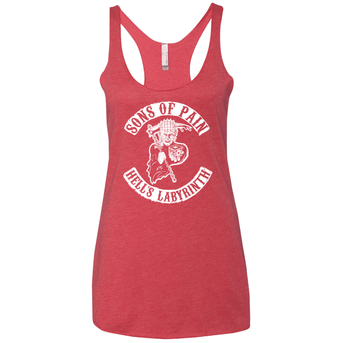 T-Shirts Vintage Red / X-Small Sons of Pain Women's Triblend Racerback Tank