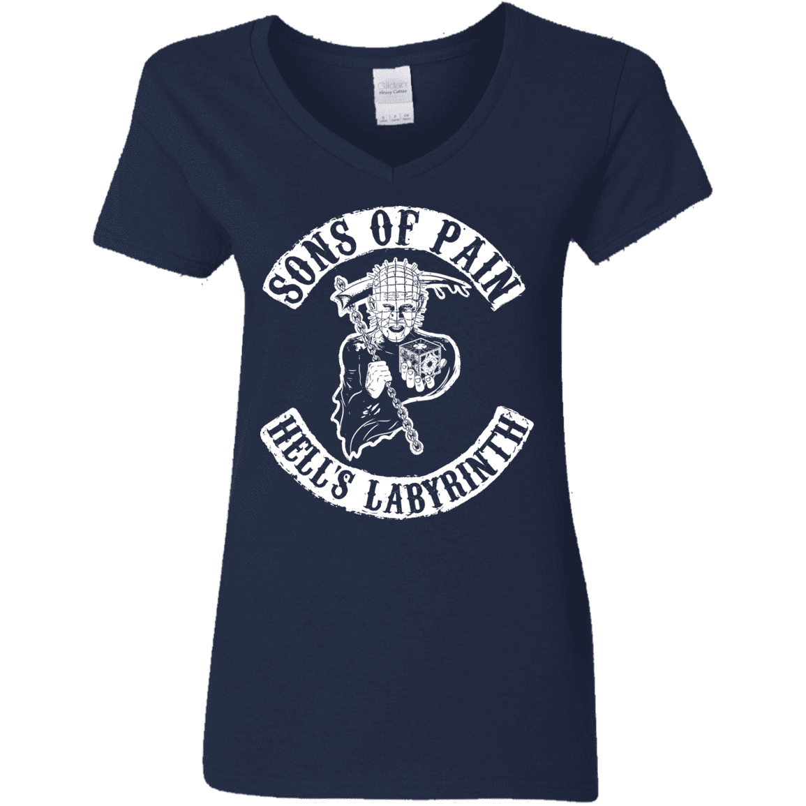 T-Shirts Navy / S Sons of Pain Women's V-Neck T-Shirt