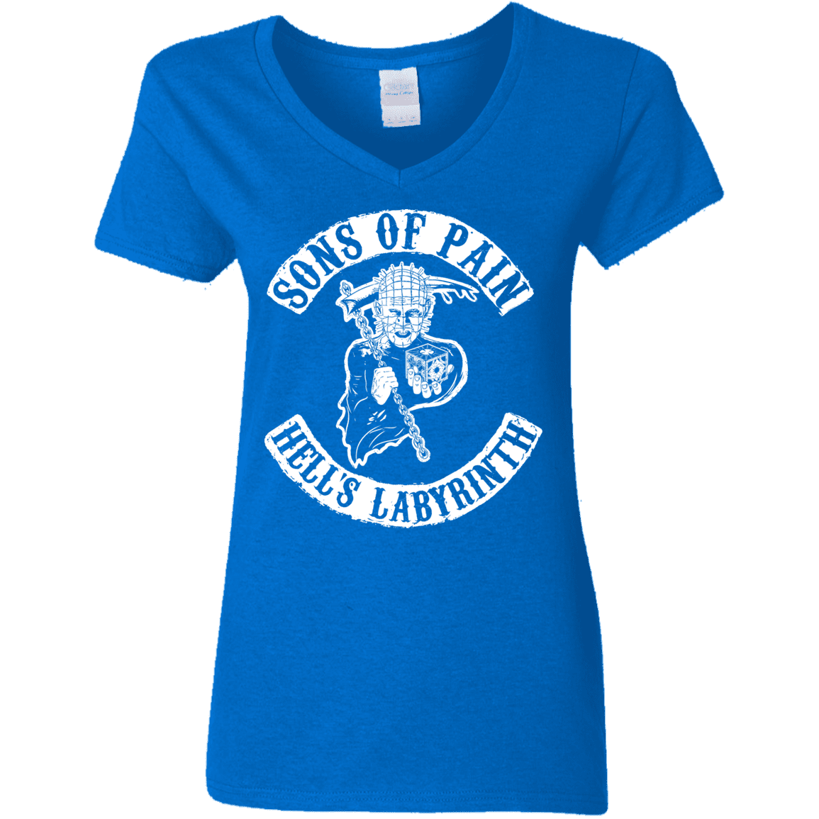 T-Shirts Royal / S Sons of Pain Women's V-Neck T-Shirt