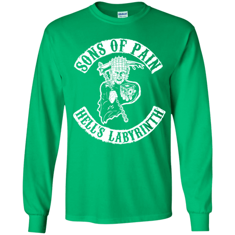 T-Shirts Irish Green / YS Sons of Pain Youth Long Sleeve T-Shirt