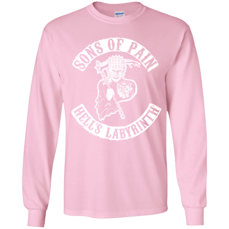 T-Shirts Light Pink / YS Sons of Pain Youth Long Sleeve T-Shirt