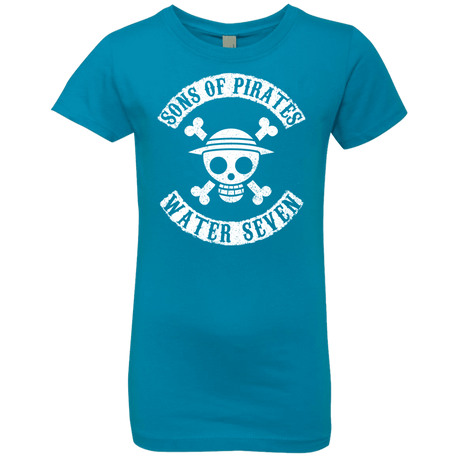 T-Shirts Turquoise / YXS Sons of Pirates Girls Premium T-Shirt