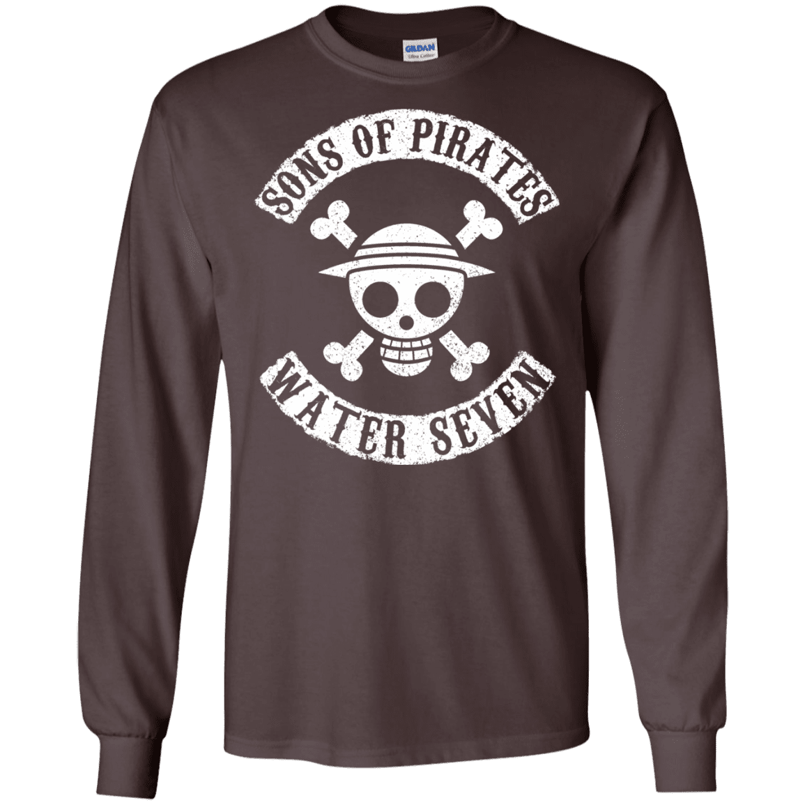 T-Shirts Dark Chocolate / S Sons of Pirates Men's Long Sleeve T-Shirt