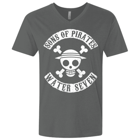 T-Shirts Heavy Metal / X-Small Sons of Pirates Men's Premium V-Neck