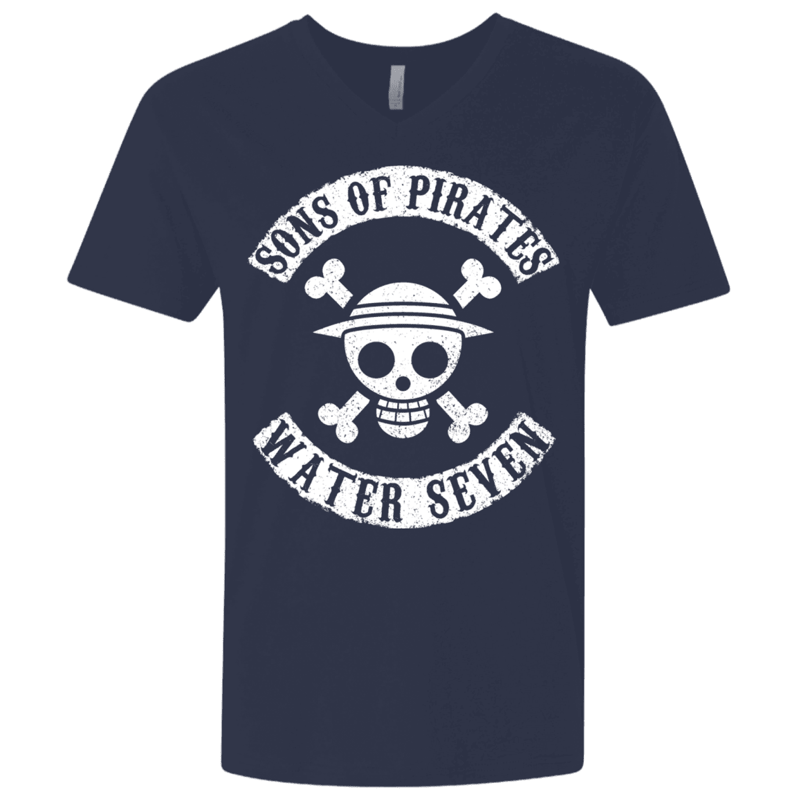 T-Shirts Midnight Navy / X-Small Sons of Pirates Men's Premium V-Neck