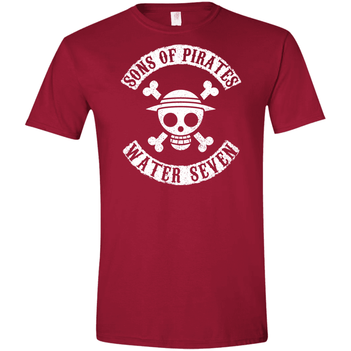 T-Shirts Cardinal Red / S Sons of Pirates Men's Semi-Fitted Softstyle