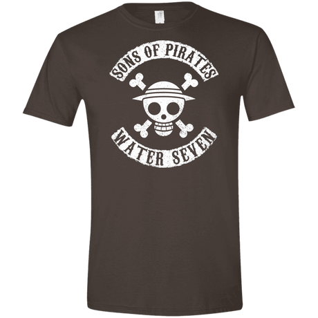 T-Shirts Dark Chocolate / S Sons of Pirates Men's Semi-Fitted Softstyle