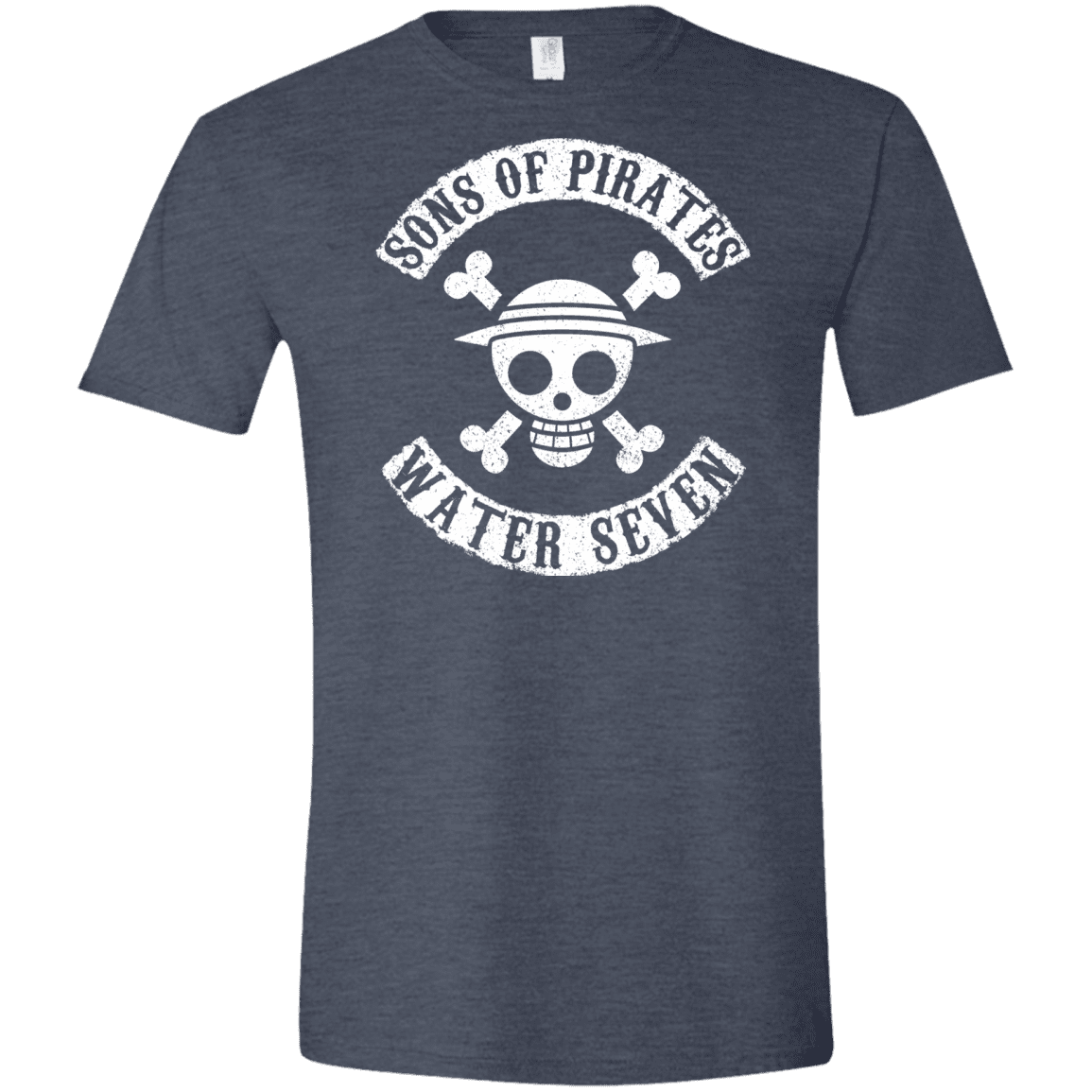 T-Shirts Heather Navy / S Sons of Pirates Men's Semi-Fitted Softstyle