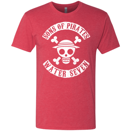 T-Shirts Vintage Red / S Sons of Pirates Men's Triblend T-Shirt