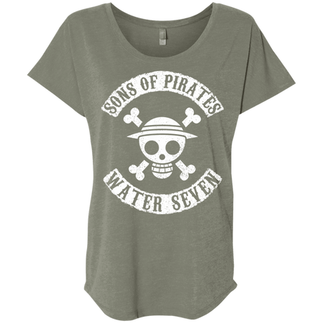 T-Shirts Sons of Pirates Triblend Dolman Sleeve