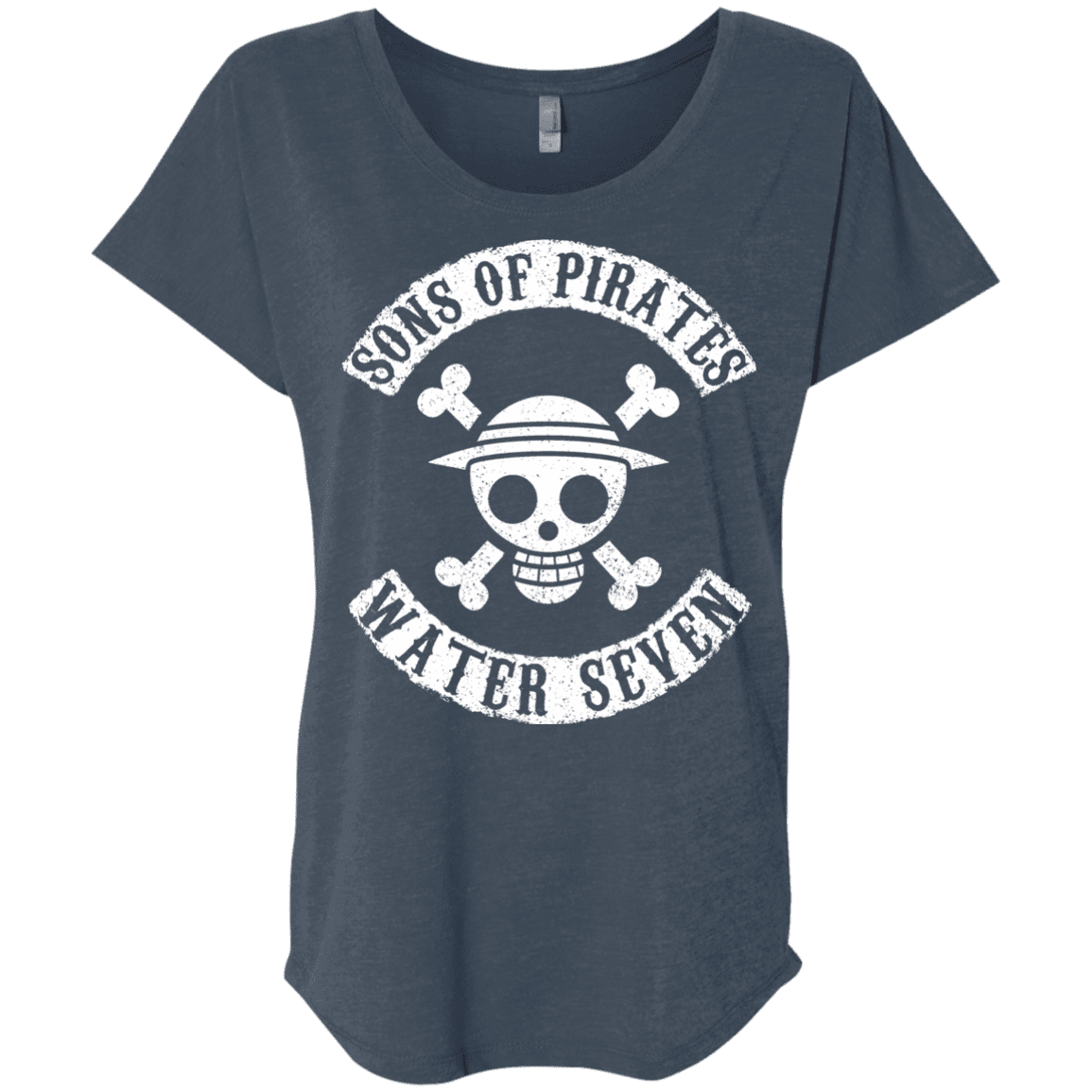 T-Shirts Indigo / X-Small Sons of Pirates Triblend Dolman Sleeve