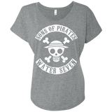 T-Shirts Premium Heather / X-Small Sons of Pirates Triblend Dolman Sleeve