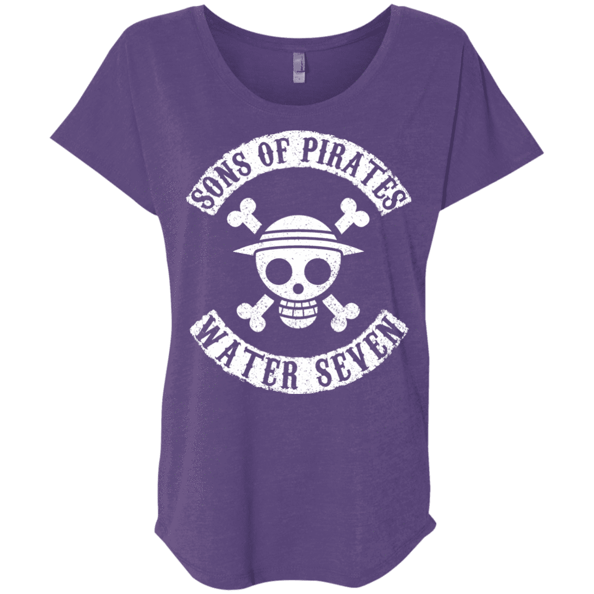T-Shirts Purple Rush / X-Small Sons of Pirates Triblend Dolman Sleeve