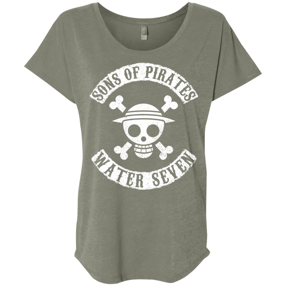 T-Shirts Venetian Grey / X-Small Sons of Pirates Triblend Dolman Sleeve