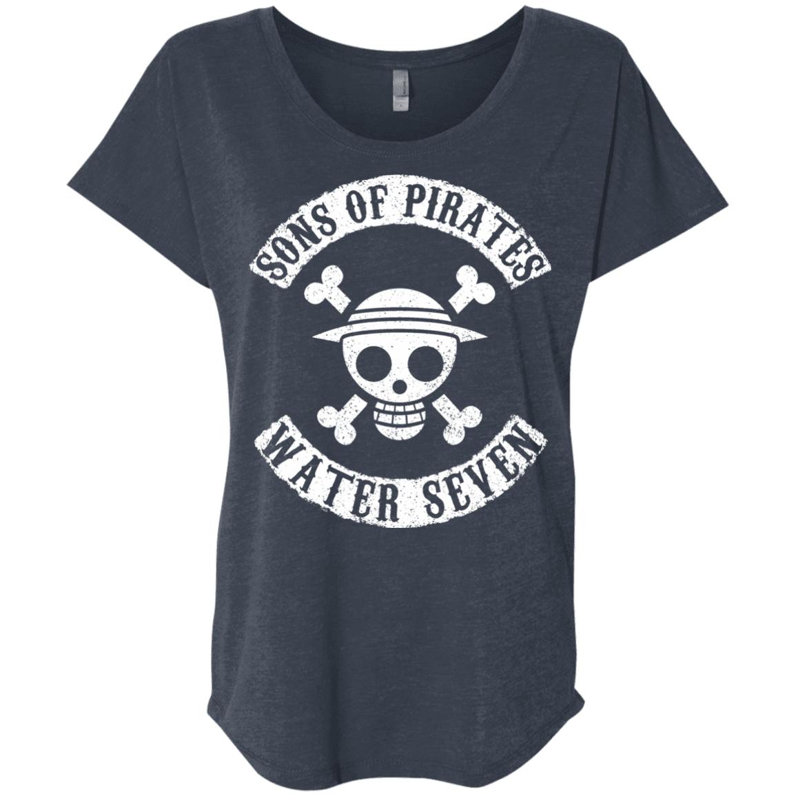 T-Shirts Vintage Navy / X-Small Sons of Pirates Triblend Dolman Sleeve