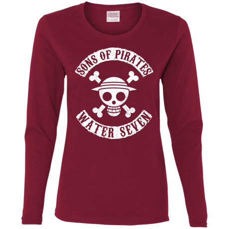 T-Shirts Cardinal / S Sons of Pirates Women's Long Sleeve T-Shirt