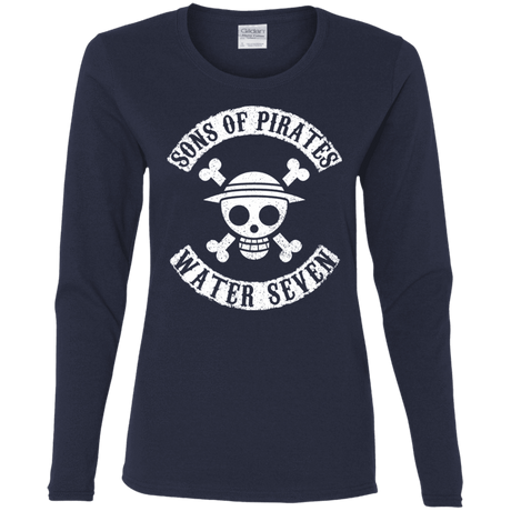 T-Shirts Navy / S Sons of Pirates Women's Long Sleeve T-Shirt