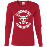 T-Shirts Red / S Sons of Pirates Women's Long Sleeve T-Shirt
