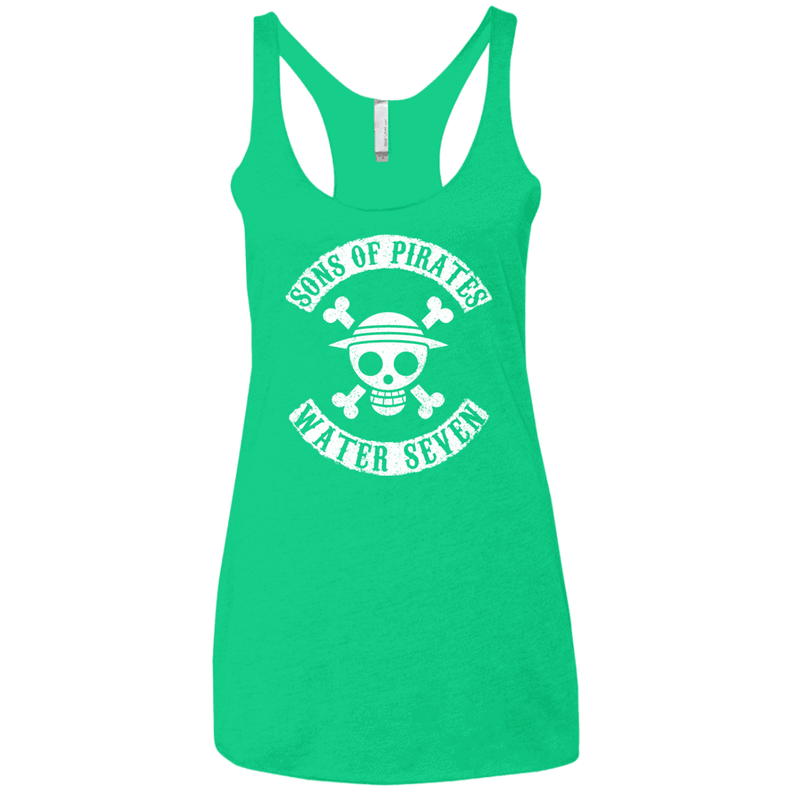 T-Shirts Envy / X-Small Sons of Pirates Women's Triblend Racerback Tank