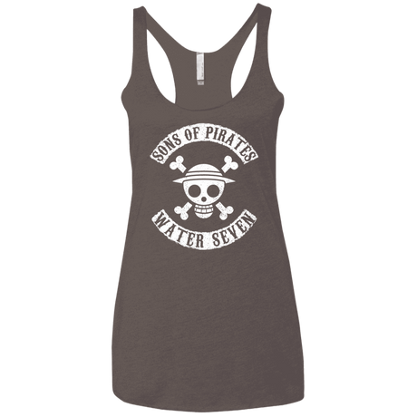 T-Shirts Macchiato / X-Small Sons of Pirates Women's Triblend Racerback Tank