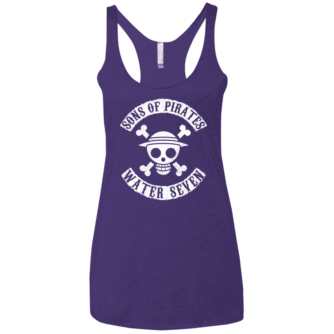 T-Shirts Purple Rush / X-Small Sons of Pirates Women's Triblend Racerback Tank