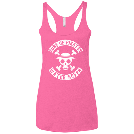 T-Shirts Vintage Pink / X-Small Sons of Pirates Women's Triblend Racerback Tank