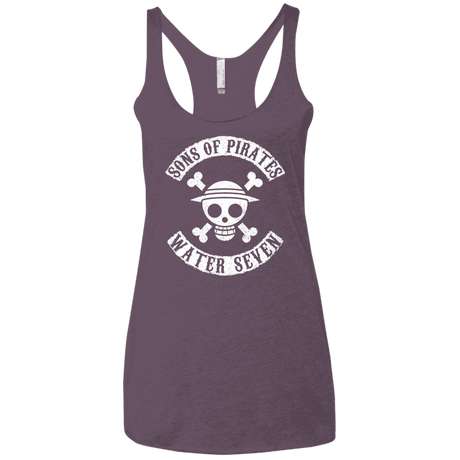 T-Shirts Vintage Purple / X-Small Sons of Pirates Women's Triblend Racerback Tank