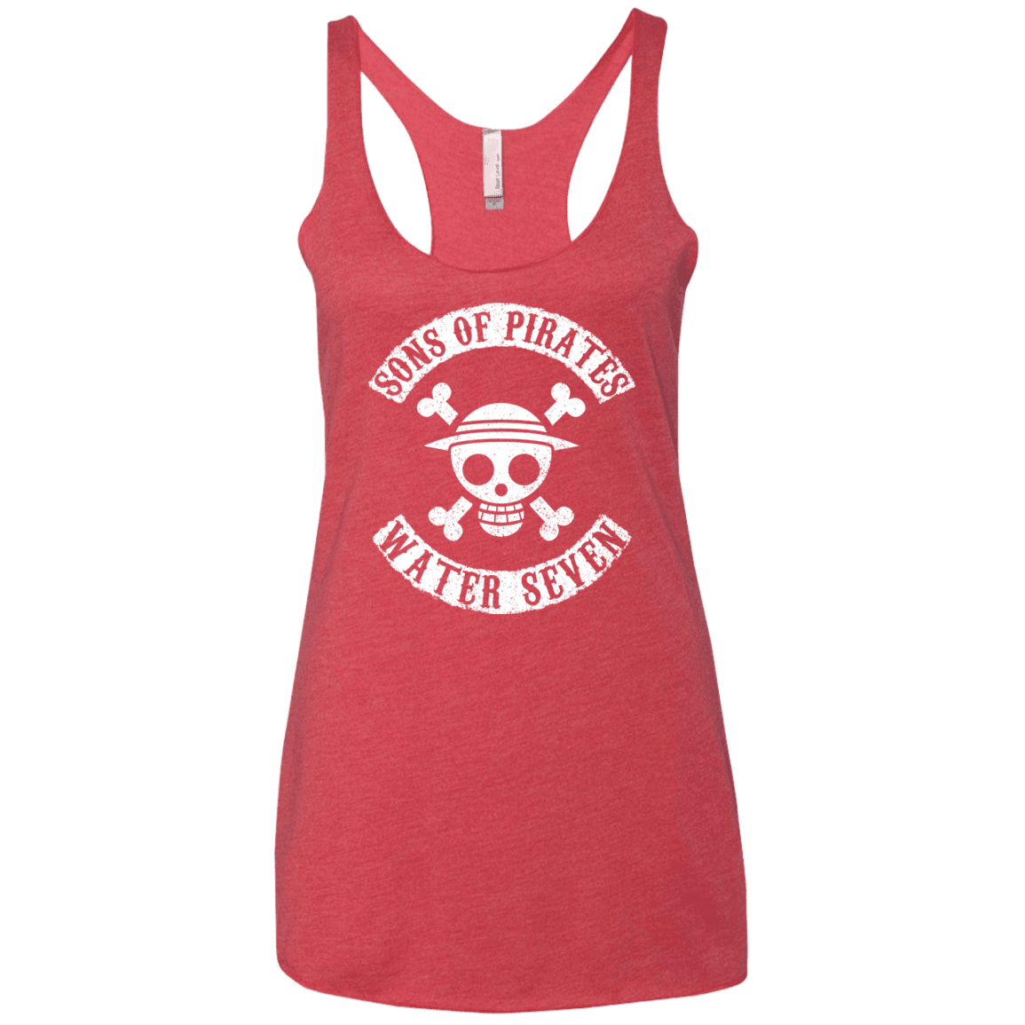 T-Shirts Vintage Red / X-Small Sons of Pirates Women's Triblend Racerback Tank