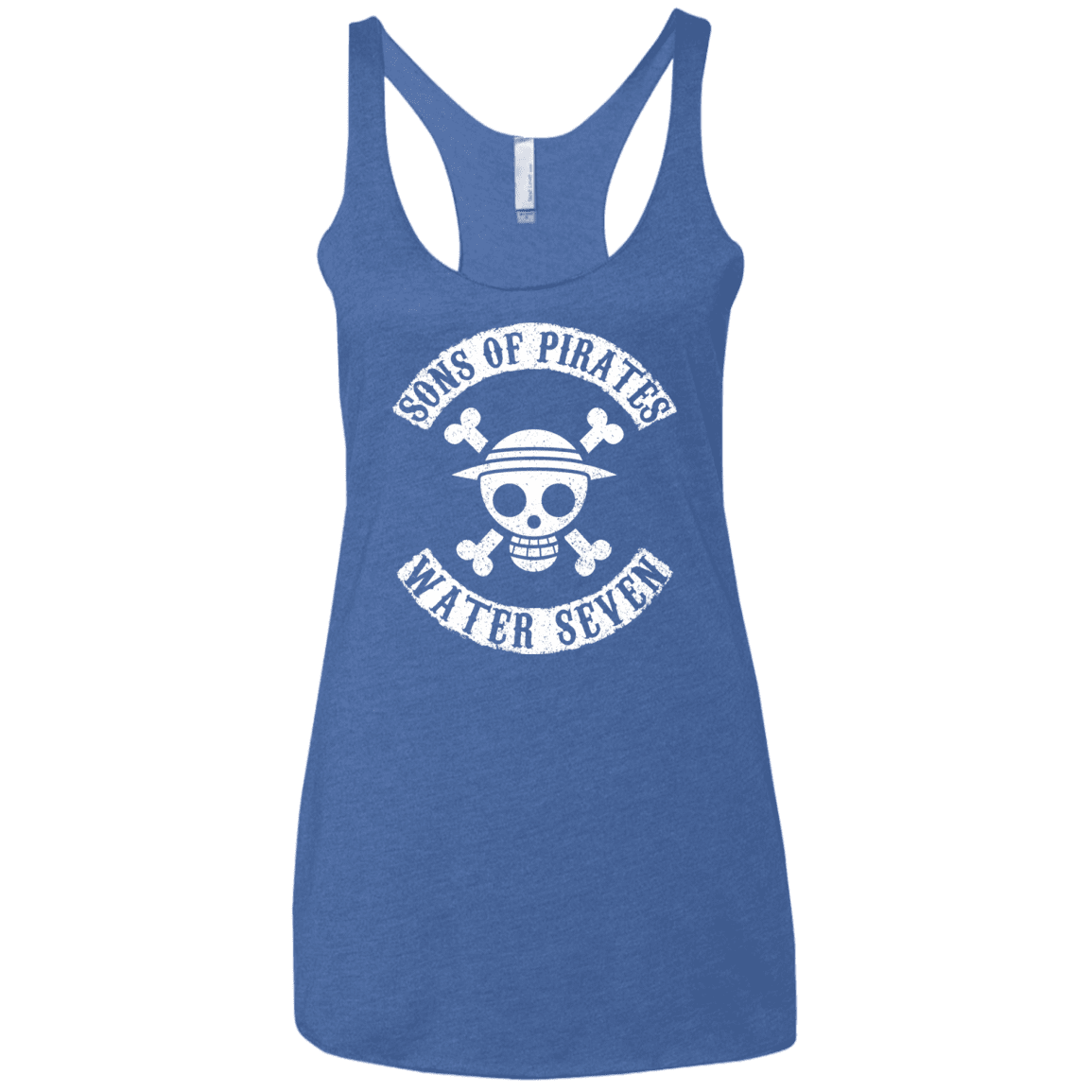 T-Shirts Vintage Royal / X-Small Sons of Pirates Women's Triblend Racerback Tank