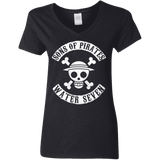 T-Shirts Black / S Sons of Pirates Women's V-Neck T-Shirt