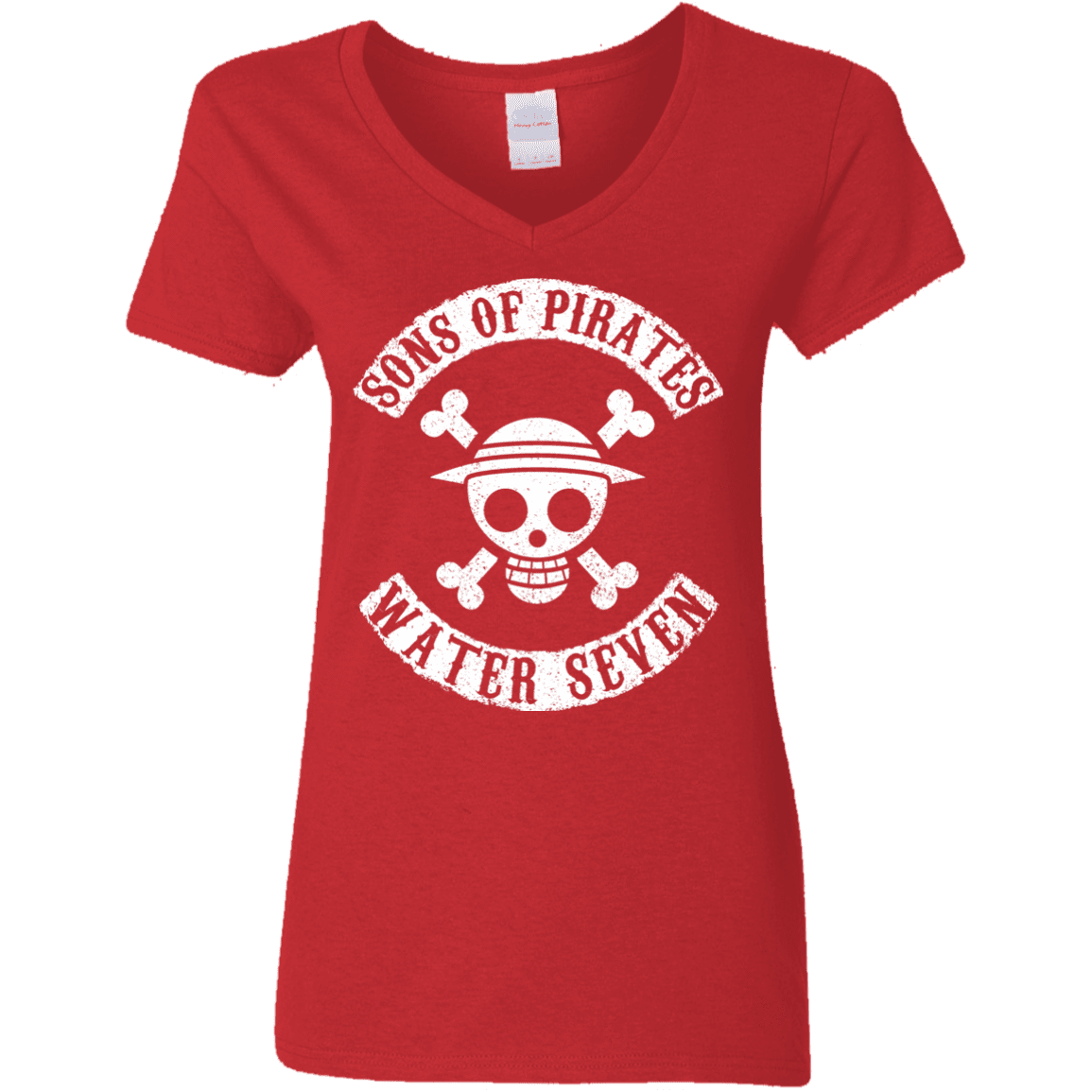 T-Shirts Red / S Sons of Pirates Women's V-Neck T-Shirt