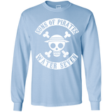 T-Shirts Light Blue / YS Sons of Pirates Youth Long Sleeve T-Shirt
