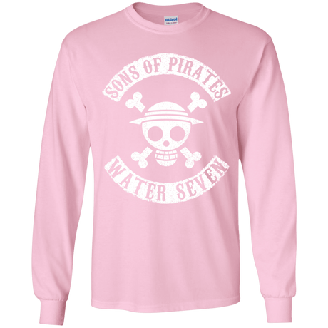 T-Shirts Light Pink / YS Sons of Pirates Youth Long Sleeve T-Shirt