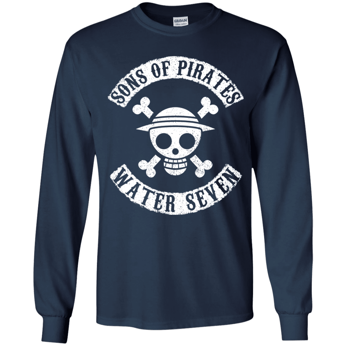 T-Shirts Navy / YS Sons of Pirates Youth Long Sleeve T-Shirt